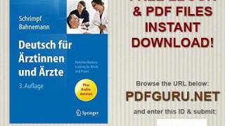 Deutsch f&amp;uuml;r &amp;Auml;rztinnen und &amp;Auml;rzte Kommunikationstraining f&amp;uuml;r Klinik und Praxis Ger