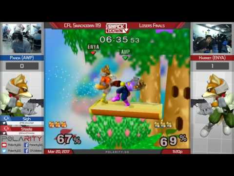 CFL Smackdown 119 Melee - Panda (Fox) vs Harriet (Red) - Losers Finals