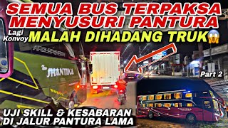 Download lagu Lagi Konvoy Malah Dihadang Truk 😱 Bus Terpaksa Menyusuri Pantura ❗️| trip NEW SHANTIKA “ Revuelto “ mp3