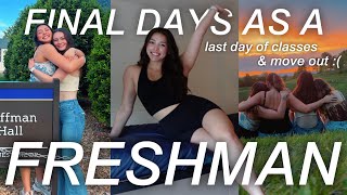 FINAL DAYS AS A COLLEGE FRESHMAN… | ldoc + dorm move out vlog