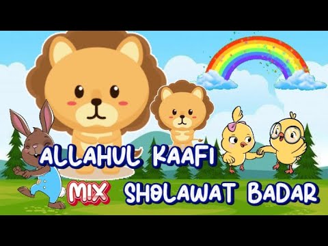 ALLAHUL KAAFI MIX SHOLAWAT BADAR || LAGU ISLAMI DENGAN ANIMASI LUCU