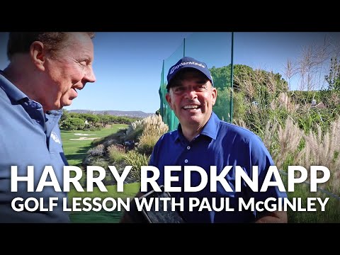 HARRY REDKNAPP GOLF LESSON with PAUL McGINLEY - YGT Captain's Trophy Event 2019