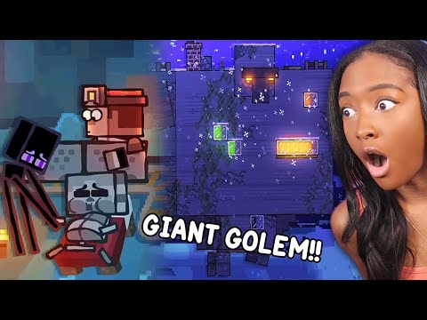 Funny Minecraft Animation: The Giant Golem!!