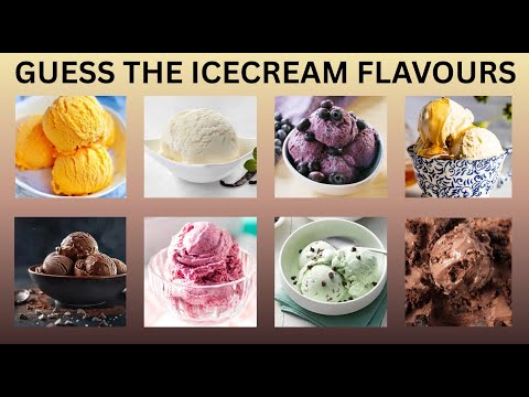 Can You Guess the Ice Cream Flavours? 🍦 | Fun Food Challenge