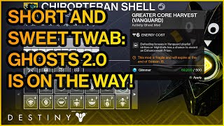 GHOST SHELLS 2.0 Is Coming In BEYOND LIGHT! | Ghosts Are Getting A Lot Better! (Destiny 2 TWAB)