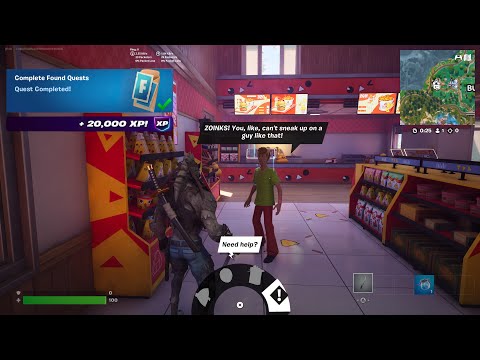 Fortnite - Complete Found Quests (WEEK 10 Quests Challenges)