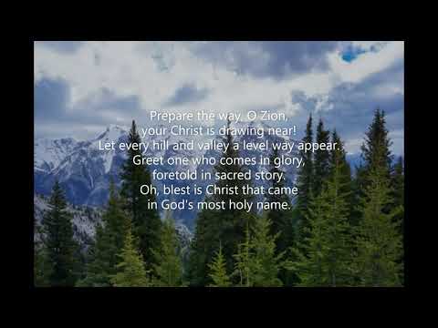 Prepare The Way O Zion Lyrics - Common Hymnal - Zion Lyrics