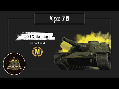 Kpz 70 - 5712 damage Mastery - WoT Blitz Replay - 7THPZ