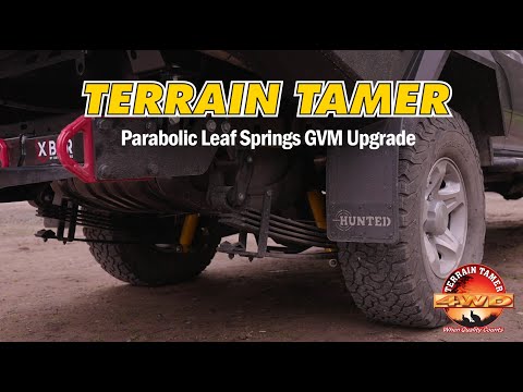 Terrain Tamer - GVM Upgrade with Parabolic Leaf Springs with Silverback Campers