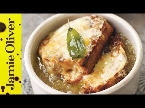The Best English Onion & Leek Soup - Jamie at Home