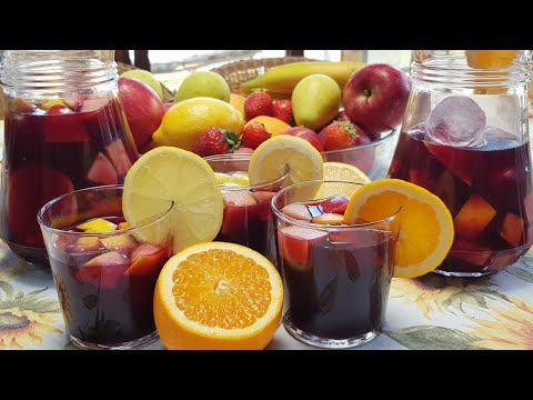 SANGRIA ESPAÑOLA, receta facil y a mi manera, ¡DESCUBRELA!