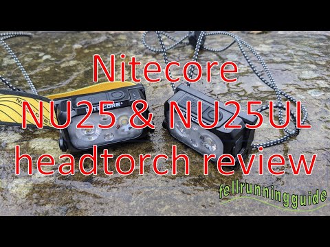 Nitecore NU25 & NU25UL lightweight trail running head torch review