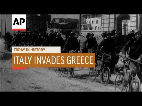 Italy Invades Greece - 1940 | Today In History | 28 Oct 18
