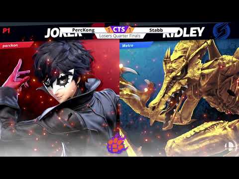 Clocktower Smash 69 - Losers Quarters - PercKong (Joker) vs. Stabb (Ridley) - SSBU