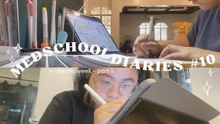 FEU-NRMF MED: 👓 midterms in medschool - part 1📕  (medschool vlog) | audrey a.