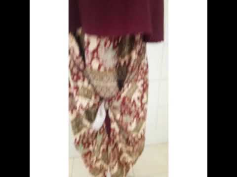 #tutorialdress #reviewdress #reviewdressmidi Dress Midi Batik Wanita Terusan Dress GESYAL