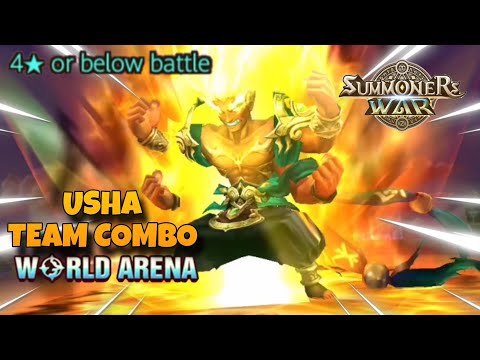Usha Team Combo in World Arena Special League- Summoners War