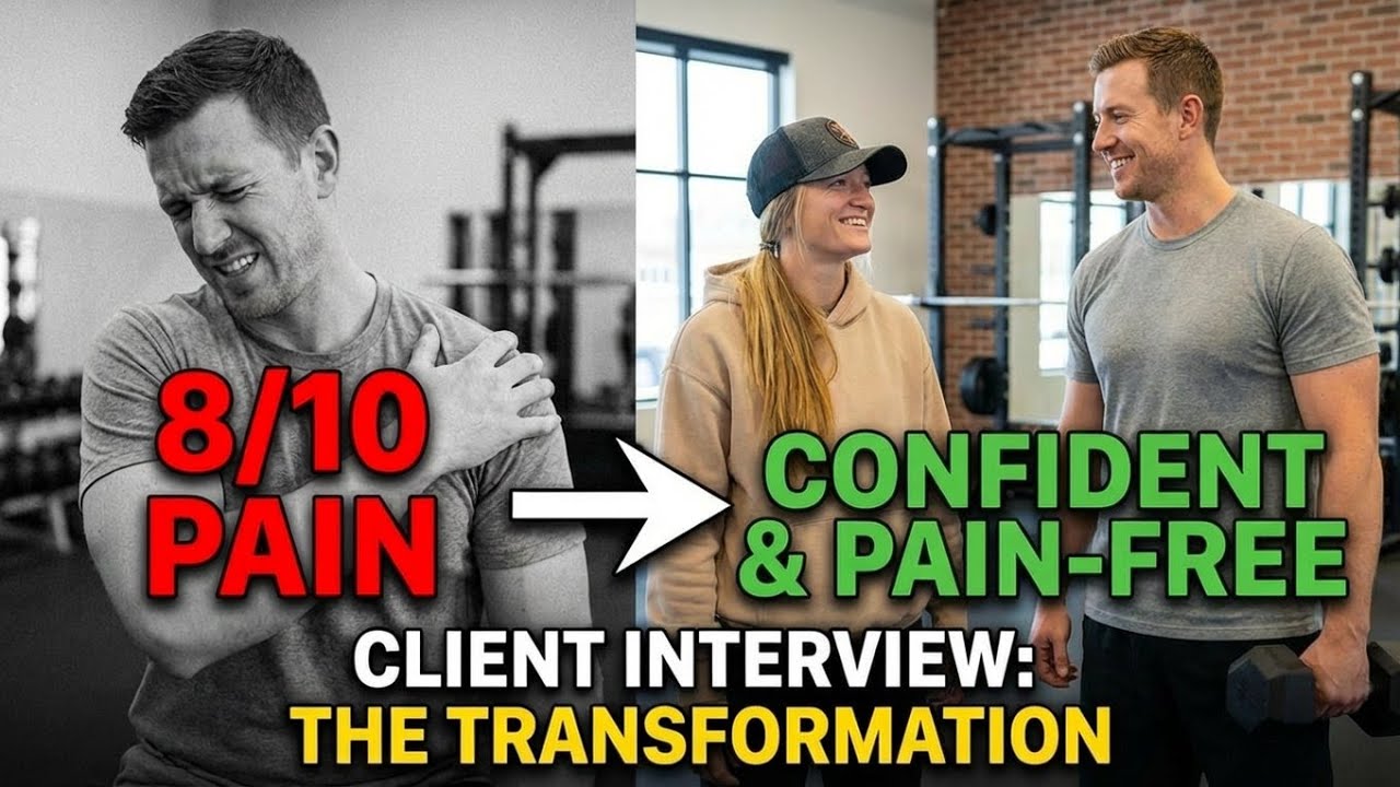 8/10 pain to confident and pain-free