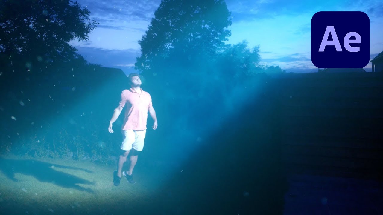 How to: AREA 51 Alien Abduction Beam Floating Effect in After Effects