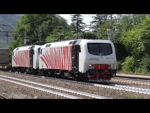 4K - 2020-08-20 Brennero Transiti di una giornata di mezza estate 15/17 - Stazione di Peri