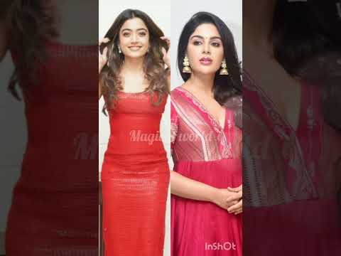 Rashmika vs Samyukta Menon new latest pics short created by sri