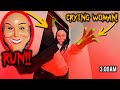 CRYING WOMAN VS PARKOUR POV SHORT HORROR MOVIE Part 4
