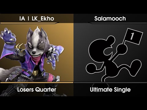 Rouen Weeklies - LK_Ekho (Wolf) Vs. Salamooch (Mr. Game & Watch) SSBU Ultimate Tournament