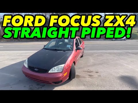 Thumbnail for 2005 Ford Focus ZX4 2.0L: MUFFLER DELETE Vs STRAIGHT PIPE! by Ford Focus