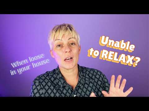 NOT able to RELAX when loose in the house?  Dog and Puppy training basics