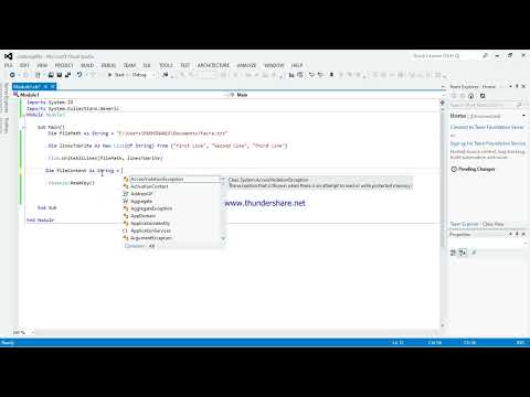 IT - VB.NET Files - Reading From a File