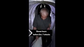 Download lagu Israel releases video said to be of Sinwar hours before Oct. 7 attacks mp3