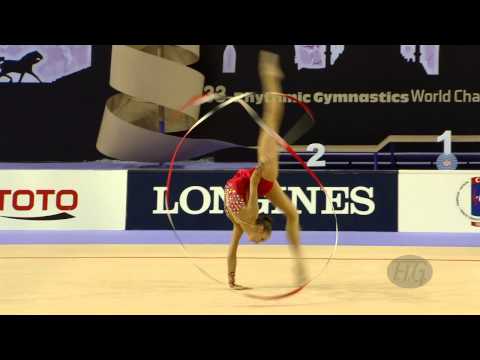 DURUNDA Marina (AZE) - 2014 Rhythmic Worlds, Izmir (TUR) - Qualifications Ribbon