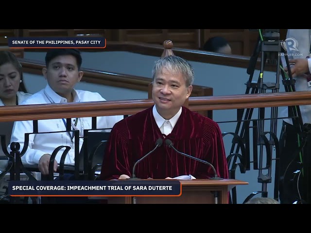 Escudero sides with prosecution after defense tries to bar ex-Sandiganbayan justice