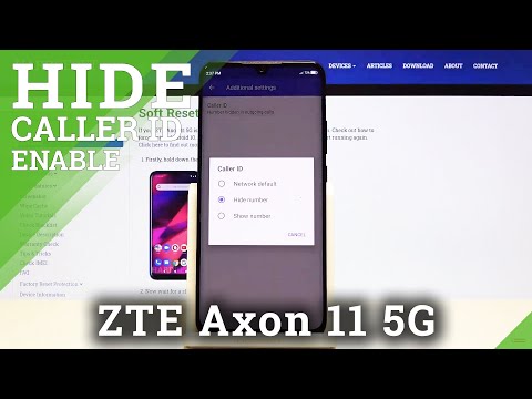 How to Hide or Show Caller ID in ZTE Axon 11 5G – Caller ID