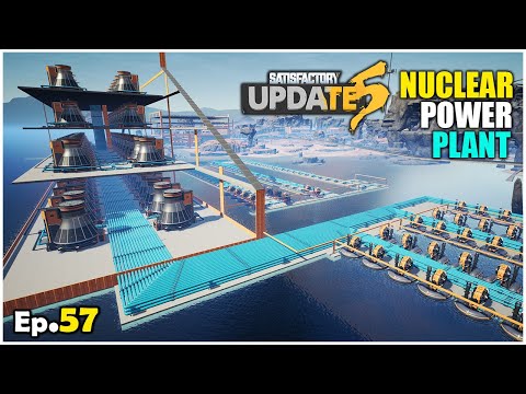 Satisfactory Update 5 - Ep. 57 | Huge Water Pump Setup !