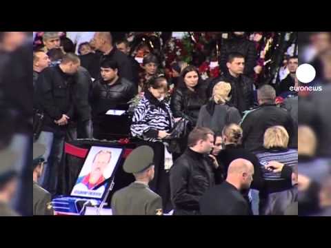 Farewell to ice hockey heroes killed in Russian plane crash