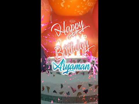 Happy Birthday Aryaman, Aryaman Best Birthday Song 2021, Aryaman Birthday Gift Video.