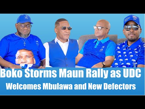 Boko in Maun: “The Movement Is Growing” as Mbulawa Joins UDC  