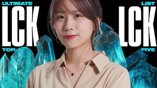 Jeesun Ranks the BEST LCK plays of ALL-TIME | Ultimate List