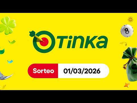 Sorteo Tinka - Domingo 01 de Marzo de 2026