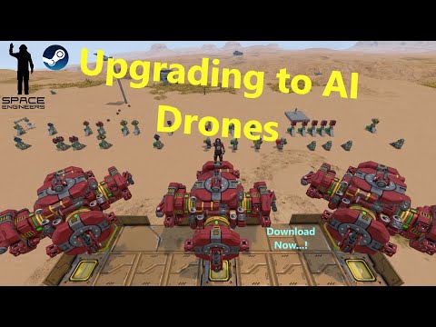 Upgrading To AI Drones: Ep04 - Automatons Testing In Space Engineers