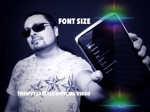 How to change the Font size on your Nexus 7