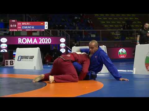 1/4 Men's GP Gi - 100 kg: I. MALIN (UKR) v. W. EDMUND (FRA)