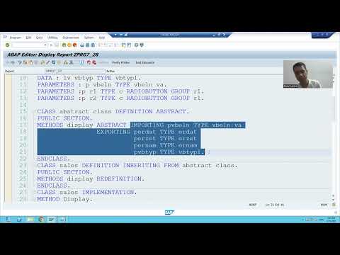 35 - ABAP OOPS - Multiple Inheritance Using Interfaces  Part2