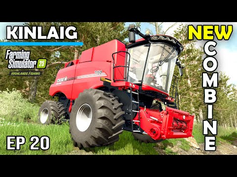 NEW COMBINE JOINS THE FARM - Highlands Fishing | Farming Simulator 25 - Episode 20