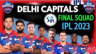 IPL 2023 Delhi Capitals Final Squad | DC Team Squad 2023 | DC Team Players List 2023 | DC Team 2023