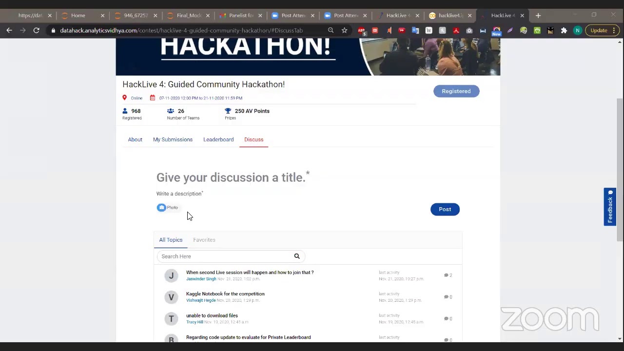 HackLive 4: Guided Community Hackathon!