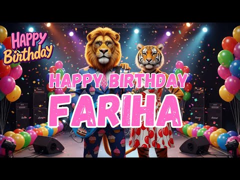 FARIHA Happy Birthday Song - Happy Birthday to Fariha