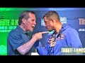 JULIO CESAR CHAVEZ SR TAUNTS MACHO CAMACHO JR DURING FACE OFF! BOTH GO FACE TO FACE AT FINAL PRESSER
