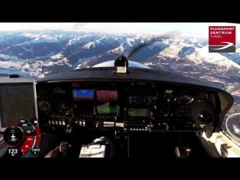 2016.01.03 IFR Ferry Flight LOWK Klagenfurt - LOWI Innsbruck "Diamond DA40 G500"